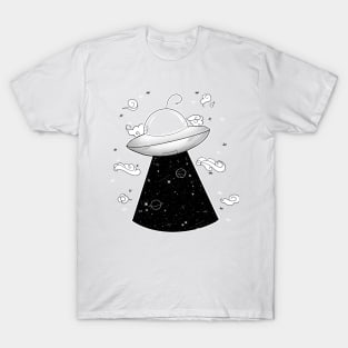 Cosmic Space ship T-Shirt
